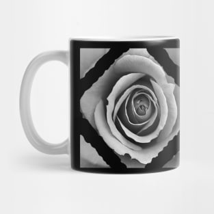 White Rose Dimond Mug